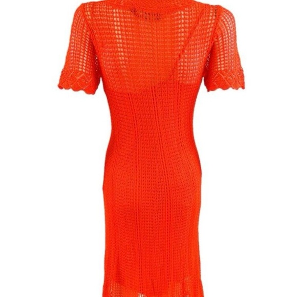 Ralph Lauren Vibrant Orange Dress - Picture 1 of 12